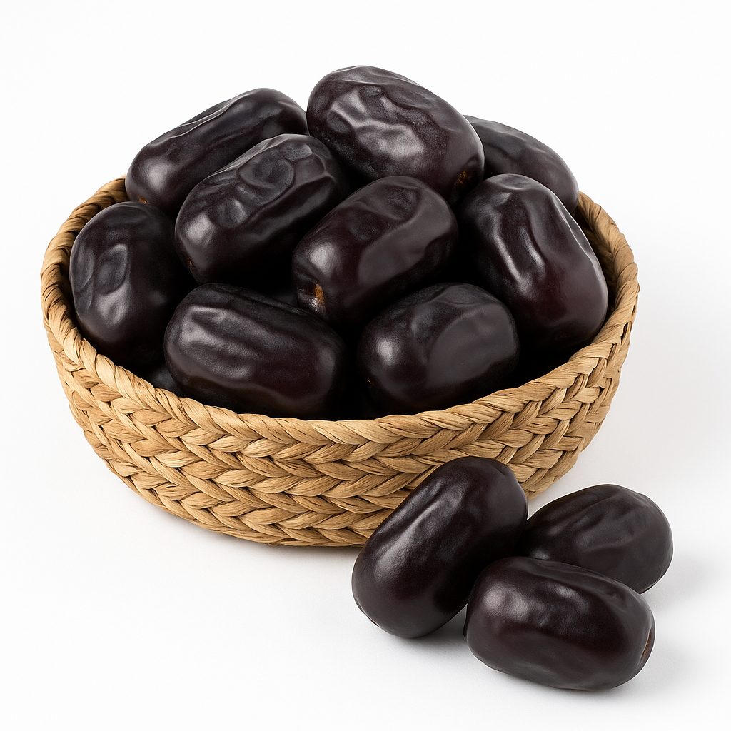 Woven Basket of Medjool Dates تمر مضافتي بَم - الصورة 2
