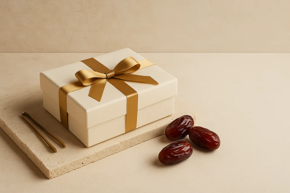 جعبهٔ هدیهٔ امضادار خرمابار
