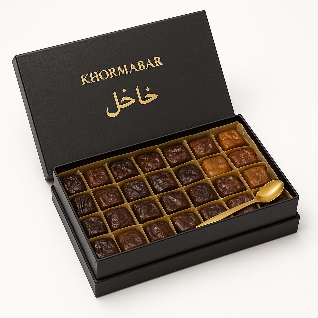 ChatGPT Image Oct 12, 2025, 05_44_53 PM خاخُل – ترکیب طبیعی خرما و پسته وحشی (بنه) - تصویر 1