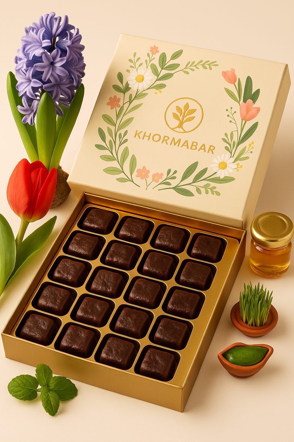 ChatGPT Image Oct 12, 2025, 06_08_45 PM خاخُل – ترکیب طبیعی خرما و پسته وحشی (بنه) - تصویر 2